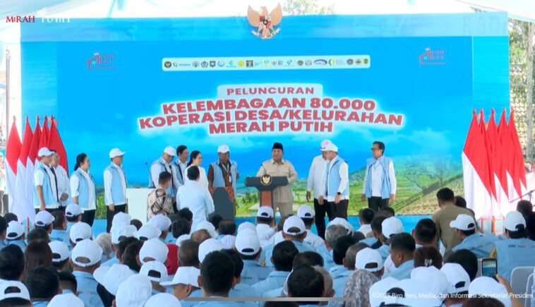 Prabowo Koperasi Merah Putih