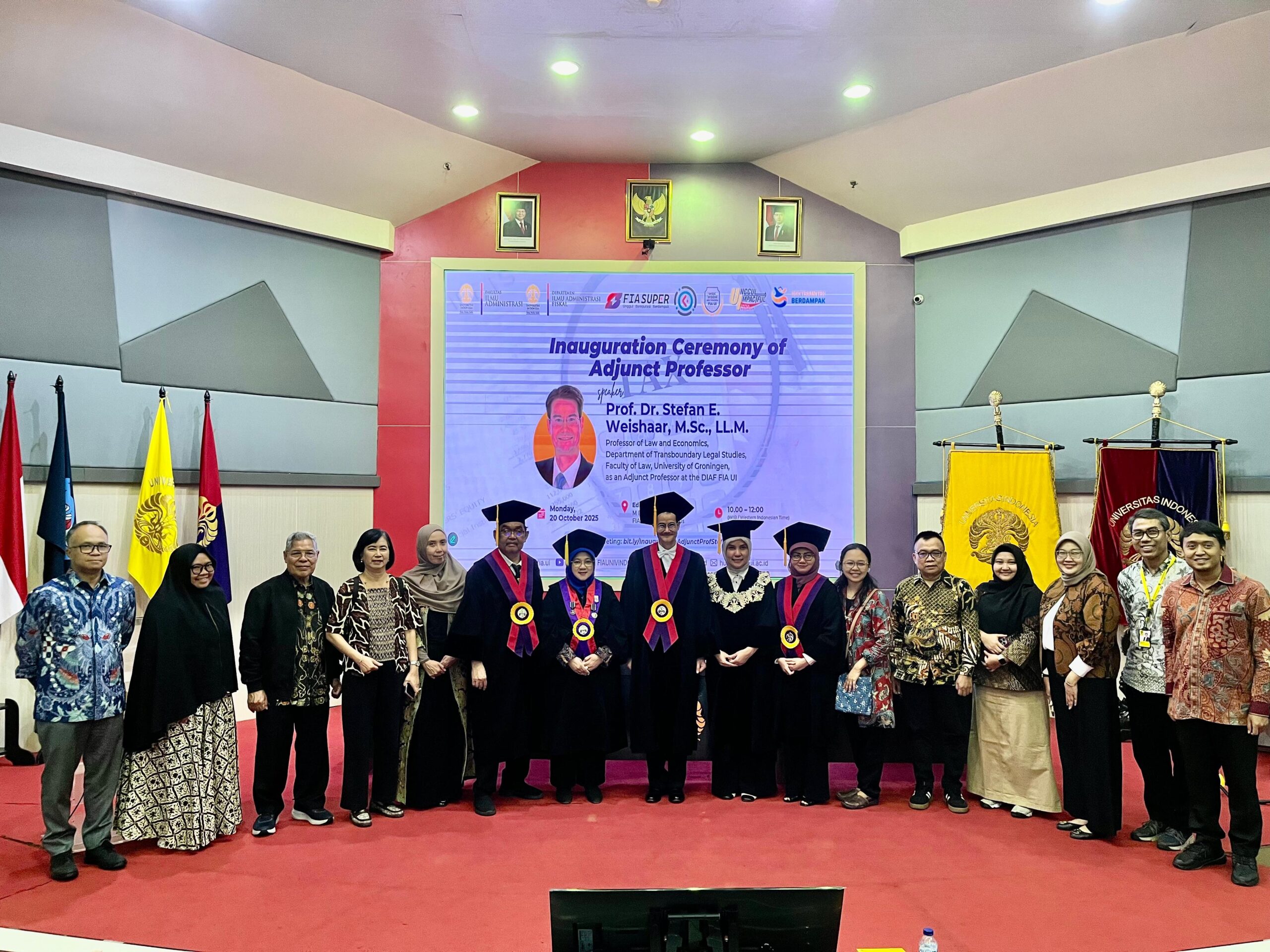 FIA UI Anugerahkan Stefan Weishaar Professor Riset Pajak Karbon