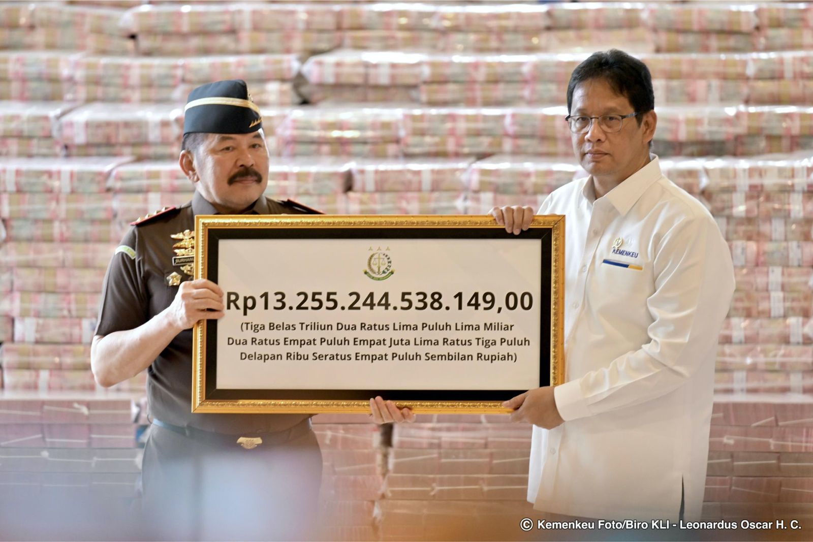 Menteri Keuangan Terima Rp13,255 Triliun Pengganti Kerugian CPO